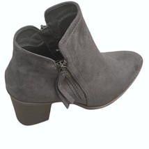 Buffy-20 Women&#39;s Side Zipper Chunky Heel Synthetic Suede Ankle Boot Boot... - $25.82