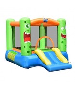 Inflatable Bounce House Jumper Castle Kid&#39;s Playhouse without Blower - C... - €136,46 EUR