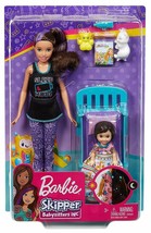 Barbie Skipper Babysitters Inc. Bedtime Playset With Skipper Doll, Toddler Doll - £31.15 GBP