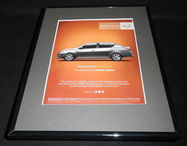 2012 Nissan Versa Sedan Framed 11x14 ORIGINAL Vintage Advertisement - $34.64