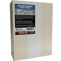 #7 Glass Beads - 19 lb or 8.6 kg - Blasting Abrasive Media (Fine) 60-80 ... - $85.99