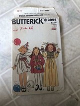 Butterick Sewing Pattern 3994  Girls Size 5-6-6X Short and Long Party Dress - £11.89 GBP