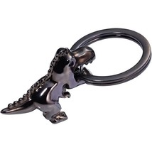 Troika K-REX KR17-39/GM Keyring Cast Metal Shiny Gunmetal Grey Key Chain - £13.48 GBP