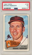 1965 Topps Brooks Robinson #150 PSA 5 P1360 - £50.99 GBP