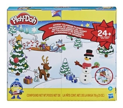 PLAY-DOH ~ 24+ Surprises ~ Christmas Advent Calendar ~ Hasbro Play Set ~ New Item image 2