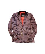 $195 BLUE GURU Inspired by Society ARMY PRINT Green BLAZER Jacket FLAP P... - $2,727.94 MXN