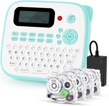 Label Maker Machine With 4 Laminated Tapes,D210S Portable Handheld Label... - £39.07 GBP