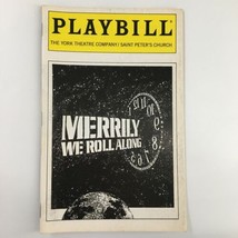 1994 Playbill The York Theatre Company Merrily We Roll Along by Susan Schulman - £22.74 GBP