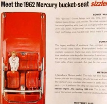 1962 Mercury Comet Meteor Monterey Advertisement Automobilia Centerfold ... - $82.38 CAD