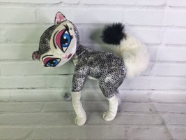 Bratz Petz Cat Black White Poof Tail Plush Stuffed Animal Toy Doll - $13.85
