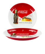The Tin Box Company Coca Cola Serving 10&quot; Tin Serving Bowl-SET OF TWO - $27.34 CAD