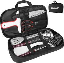 Odoland 8 Pcs Camping Cookware Utensils Travel Set, Camp, Outdoor Camping. - £25.73 GBP