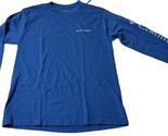 Columbia Men&#39;s Fundamentals Graphic Long Sleeve T-shirt Vivid Blue-Small - $21.99