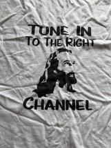 Tune In To The Right Channel Jesus Christian Tshirt Size Medium - £15.71 GBP