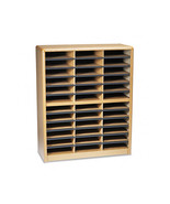 Value Sorter 36 Compartment - Literature Organizer - Medium Oak - $404.83