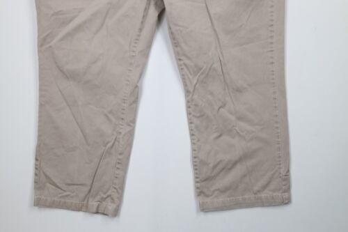 Vineyard Vines Mens 40x26 Faded Club Wide Leg Chino Pants Trousers Beige Cotton Item image 4