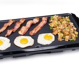 Aluminum Cool Touch Electric Griddle Nonstick Surface Teflon Coated Ptfe - $60.38