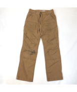 Carhartt Double Knee Rugged Flex Relaxed Fit Canvas Pants 30x32 Brown 10... - $53.91 CAD