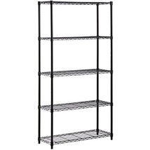 Honey-Can-Do SHF-01442 Storage Shelving, 5-Tier, Black - $92.96