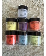 NEW 7 Modelones Nail Dipping Powder Jars 8g Purple Yellow Orange Green R... - $12.64 CAD