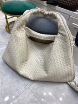 Fashion Designer Handbag Leather Sheepskin Shoulder Bag Woven Large Shopping Bag - £223.18 GBP