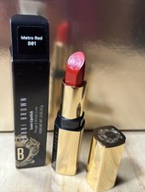 Bobbi Brown Luxe Lipstick Metro Red 801 Full Size BNIB - $29.99