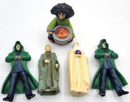 Wizards, Sorcerers, Witches Action Figurines Toy Lot of 5 Assorted Brands - £10.38 GBP