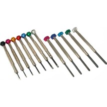 12 Precision Phillips &amp; Slotted Screwdrivers Watchmakers Hobby Craft Tools  - $16.36