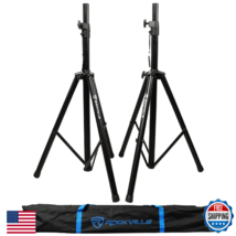Rockville RVSS2 Pair Adjustable Tripod DJ PA Speaker Stands (2), Sturdy ... - $107.32