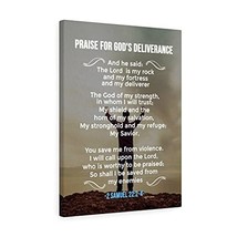 Express Your Love Gifts Scripture Canvas Praise for God&#39;s Deliverance 2 ... - £110.64 GBP