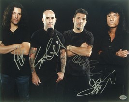 Anthrax Signed Photo X4 - Scott Ian, Charlie Benante, Frank Bello + 11&quot;x 14&quot; w/C - £203.73 GBP
