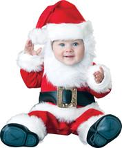 InCharacter Deluxe Santa Baby Infant/Toddler Costume, Small Red - £122.56 GBP