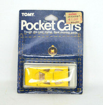 Tomy Pocket Cars Yellow Lamborghini Dome 0 on Original Card - £62.50 GBP