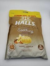Halls HONEY VANILLA Throat Soothing Lozenges Menthol Cough Suppressant 8... - $15.72