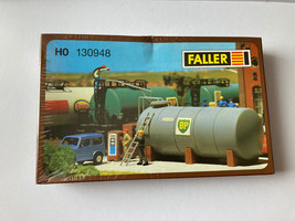 Faller # 130948  Oil Tank with Gasoline Pumps &amp; Hoses  Kit HO Scale - £30.89 GBP