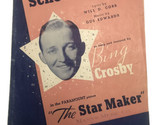 Will D. Cobb Sheet Music School Days Bing Crosby The Star Maker 1936 - $23.71
