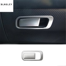 2pcs/lot Car sticker Stainless steel Penger side glove box switch decoration cov - £73.72 GBP