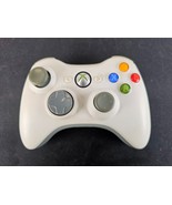 Official Microsoft Xbox 360 White Wireless Controller Authentic OEM TEST... - £18.89 GBP
