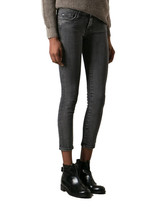 IRO Paris Womens Jeans Cropped Alyson Khaki Black Size 27W AE196 - £54.11 GBP