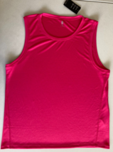 Id Ideology Men&#39;s Birdseye Rapid Dry Training Tank Firey Pink-XL - £8.95 GBP