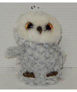 Ty SIlk Owlette the Owl 6&quot; Beanie baby Boos plush toy Gray - $13.49 CAD