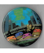 Vintage TMNT Teenage Mutant Ninja Turtles the Movie 2&quot; Pin Button - $24.98