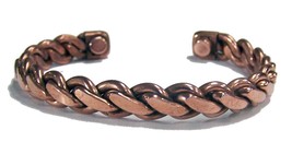 Heavy 38GR Pure Copper Magnetic Bracelet Mens Womens #626 Health Magnets Energy - £8.66 GBP