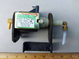 21RR44 WATER PUMP FROM COFFEE MAKER, ULKA E / EP5, TESTS GOOD, VERY GOOD... - $18.62