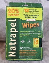 Bens Natrapel Picaridin Insect Repellent Wipes - 12 Individually Wrapped... - £5.49 GBP