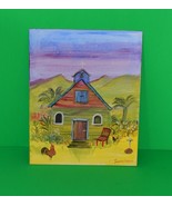 Painting-Original Watercolor by Jimmy Lopez - Country Church - $76.50