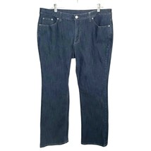 Merona Womens Jeans Size 18 Regular Blue Boot Cut 40x30.5 Wide Leg - £12.48 GBP