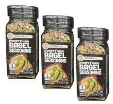 3 Packs Stonemill Everything Bagel Seasoning 2.6oz - £12.60 GBP