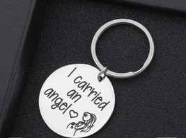 I Carried an Angel Keychain, Remembrance Keychain, Baby Loss, Miscarriag... - $9.99