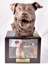Pitbull Dog Memorial Urn - $4,415.51 MXN
